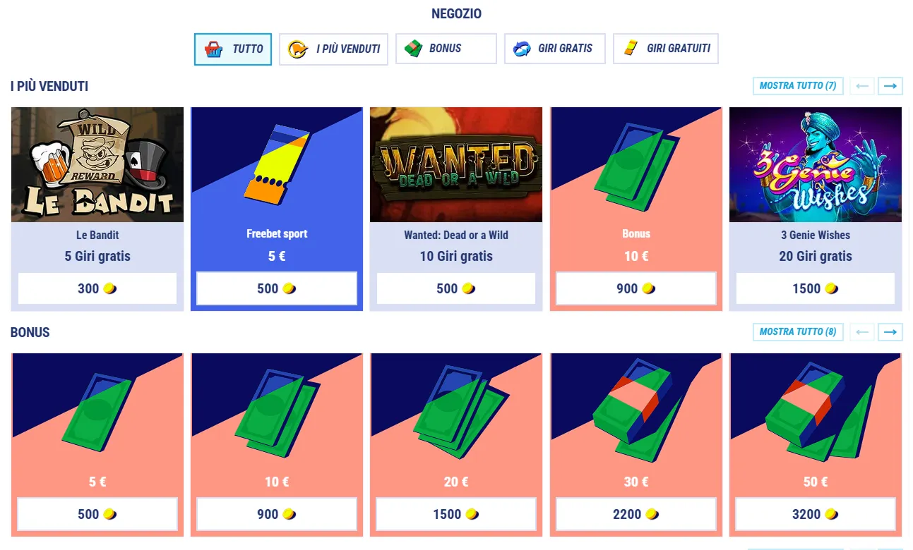 Offerta di benvenuto: 100% fino a €500, 200 giri gratuiti e Bonus Crab Offerta di benvenuto: 100% fino a €500, 200 giri gratuiti e Bonus Crab